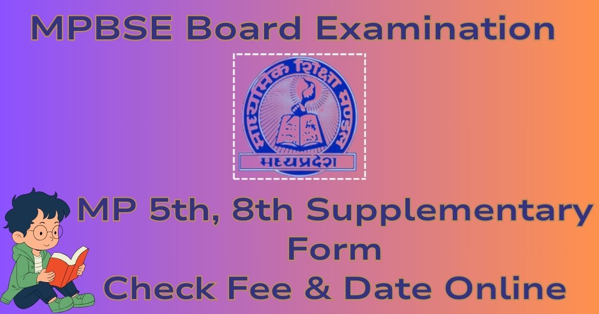 MP 5th, 8th Supplementary Form