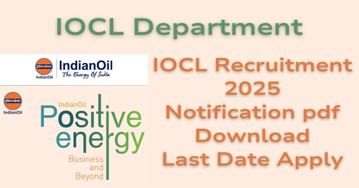IOCL Recruitment Notification